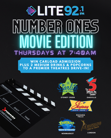 Number Ones: Movie Edition with Premier Theatres Drive-Ins